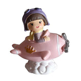 Max Couple Navy Thousand Paper Crane Resin Decoration Pilot Girl