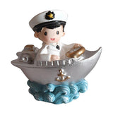 Max Couple Navy Thousand Paper Crane Resin Decoration Navy Boy