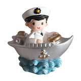 Max Couple Navy Thousand Paper Crane Resin Decoration Navy Boy