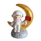 Max Couple Navy Thousand Paper Crane Resin Decoration Astronaut Boy