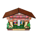 Max Wooden Decorative Ornament Temperature Humidity Meter Style01