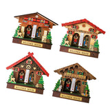 Max Wooden Decorative Ornament Temperature Humidity Meter Style01