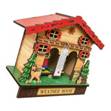 Max Wooden Decorative Ornament Temperature Humidity Meter Style02
