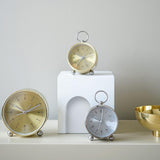 Max Nordic Style Alarm Clock Beside Bed Children Clock Silver