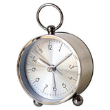Max Nordic Style Alarm Clock Beside Bed Children Clock Silver