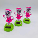 Max Cute Funny Figures Solar Powered Animal Bobble Ornament For Home Car Decor