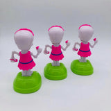 Max Cute Funny Figures Solar Powered Animal Bobble Ornament For Home Car Decor