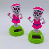 Max Cute Funny Figures Solar Powered Animal Bobble Ornament For Home Car Decor
