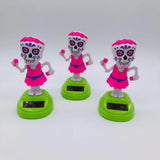 Max Cute Funny Figures Solar Powered Animal Bobble Ornament For Home Car Decor