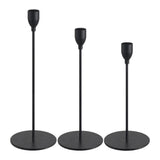 Maxbell Black Metal Candle Holders for Taper Candles Decorative Candlestick Holder S