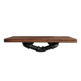 Max Metal Wooden Wall Shelf Iron  Board Sundries Storage Rack Shelf S