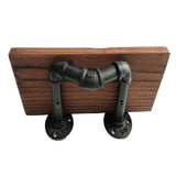 Max Metal Wooden Wall Shelf Iron  Board Sundries Storage Rack Shelf S