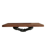 Max Metal Wooden Wall Shelf Iron  Board Sundries Storage Rack Shelf L