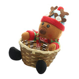 Cute Candy Storage Basket Christmas Party Gifts Holder Elk S