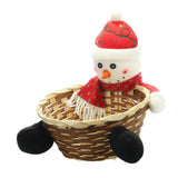 Max Cute Candy Storage Basket Christmas Party Gifts Holder Snowman L