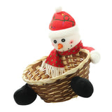 Max Cute Candy Storage Basket Christmas Party Gifts Holder Snowman L