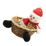 Max Cute Candy Storage Basket Christmas Party Gifts Holder Snowman L
