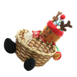 Max Cute Candy Storage Basket Christmas Party Gifts Holder Elk L