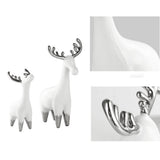 Max Resin Craft Elk Figurines Home Desktop Decor Creative Toy Gifts S
