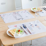 Max Placemat Non-slip Heat Insulation Dinning Table Coasters Tableware Curtley F