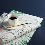 Max Placemat Non-slip Heat Insulation Dinning Table Coasters Tableware Curtley F