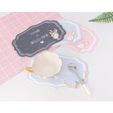 Max Cup Mat Pad Non-slip Coaster Tableware Placemat for Car Home Gift Xmas Blue A