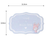 Max Cup Mat Pad Non-slip Coaster Tableware Placemat for Car Home Gift Xmas Blue A