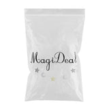 Max 5-Star Wall Hanging Ornament f/Kids Room Bed Valance Decor Gray White Yellow