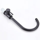 Max Black Staninless Kitchen Sink Faucet 1 Hole & Handle,Swivel Head 9.52mm