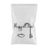 Max Black Staninless Kitchen Sink Faucet 1 Hole & Handle,Swivel Head 9.52mm