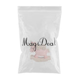 Max Resin Craft Unicorn Cupcake Cake Topper Figures Birthday Party Favors Pink