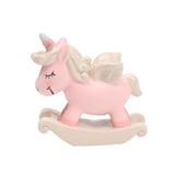 Max Resin Craft Unicorn Cupcake Cake Topper Figures Birthday Party Favors Pink