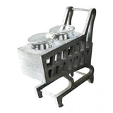 Max Creative Shopping Cart Wooden Candlestick Simple  Tea Light Candle Holder