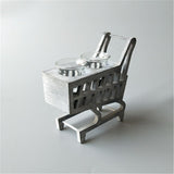 Max Creative Shopping Cart Wooden Candlestick Simple  Tea Light Candle Holder