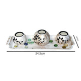 Max Wooden Candle Cup Holder Candlestick for Club Dining Table Party Home Decor