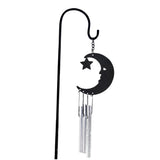 Max Metal Bell Tube Wind Chimes Stake Garden Flowerpot Bonsai Decor Moon