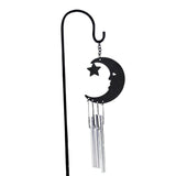Max Metal Bell Tube Wind Chimes Stake Garden Flowerpot Bonsai Decor Moon