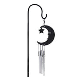 Max Metal Bell Tube Wind Chimes Stake Garden Flowerpot Bonsai Decor Moon