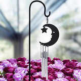 Max Metal Bell Tube Wind Chimes Stake Garden Flowerpot Bonsai Decor Moon