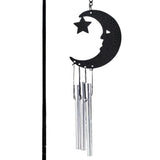 Max Metal Bell Tube Wind Chimes Stake Garden Flowerpot Bonsai Decor Moon