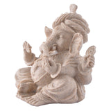 Sandstone Ganesha Statue Figurine Buddha Deity Sculpture Size_L