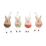 Max Christmas Moose Wood Pendant Christmas Tree Decoration Charmings Style01