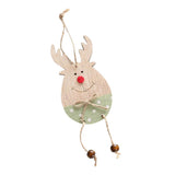 Max Christmas Moose Wood Pendant Christmas Tree Decoration Charmings Style01