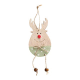 Max Christmas Moose Wood Pendant Christmas Tree Decoration Charmings Style01