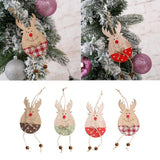 Max Christmas Moose Wood Pendant Christmas Tree Decoration Charmings Style01