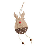 Max Christmas Moose Wood Pendant Christmas Tree Decoration Charmings Style02