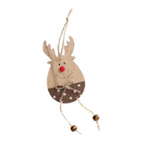 Max Christmas Moose Wood Pendant Christmas Tree Decoration Charmings Style02