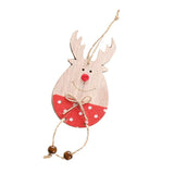 Max Christmas Moose Wood Pendant Christmas Tree Decoration Charmings Style04