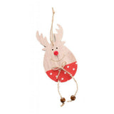 Max Christmas Moose Wood Pendant Christmas Tree Decoration Charmings Style04