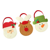 Max Non-woven fabric Christmas present Apple Candy Bags with Handles Santa Claus